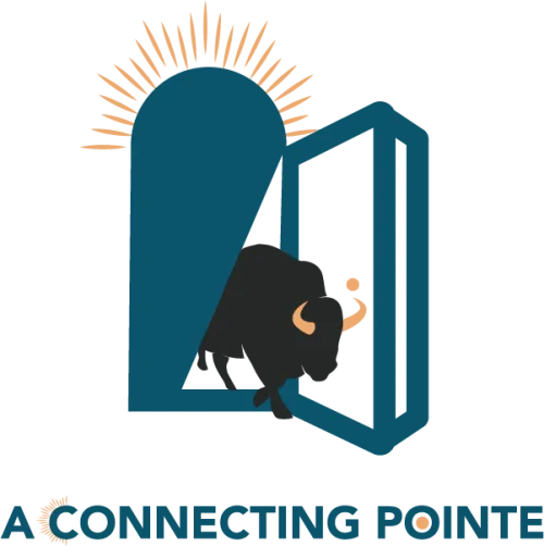 A Connecting Pointe logo