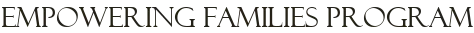 Empowering Families Program Charlottesville logo